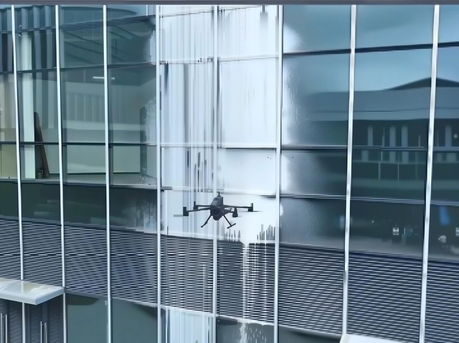 Specialized cleaning UAV application visual