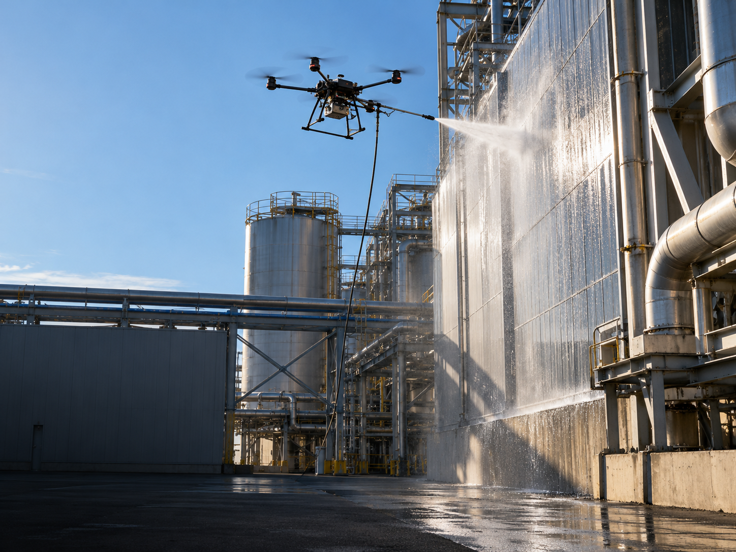 Industrial exterior cleaning